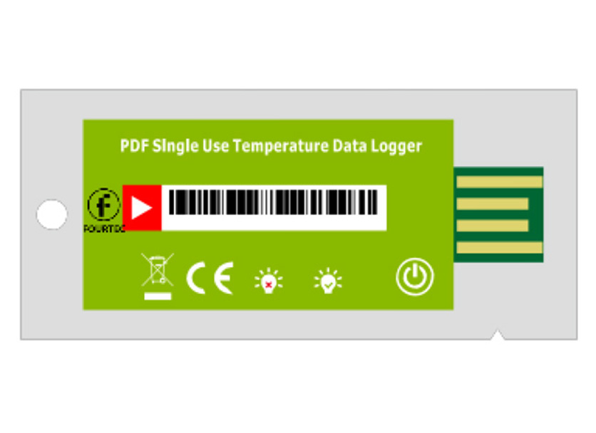 Enregistreur de température USB à usage unique SingleRide
